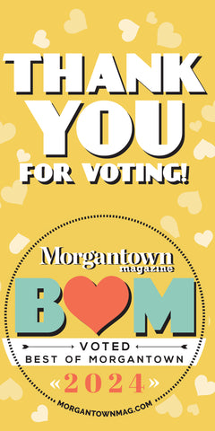 Best of Morgantown 2024 2' x 4' Banner
