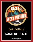 2025 Customized Best of West Virginia Award Plaque