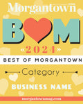 2024  Customized Best of Morgantown Award Plaque