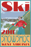 Limited Edition WV Ski Poster 2011