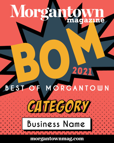 2021 Customized Best of Morgantown Award Plaque