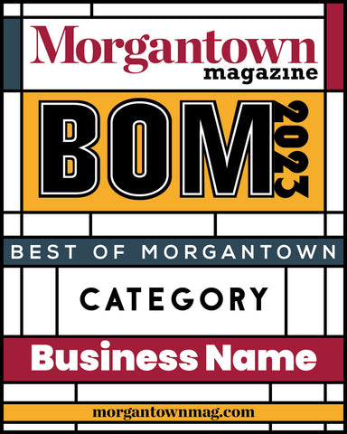 2023 Customized Best of Morgantown Award Plaque