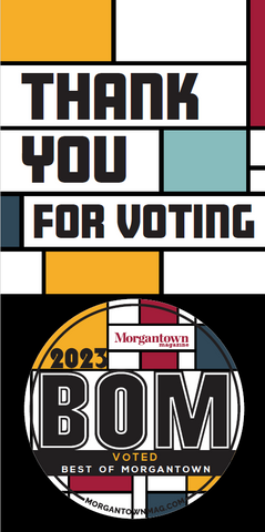 Best of Morgantown 2023 2' x 4' Banner